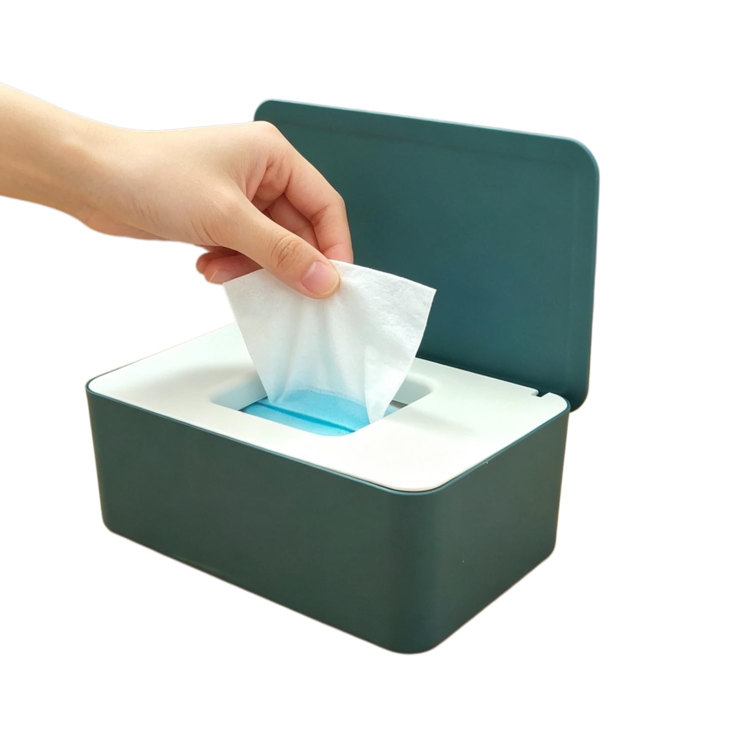 Baby Wet Wipe Dispenser, Baby & Adult Wipe Holder for Home Bathroom, Kitchen, Bedroom, Living Room, Office, Multi - use Storage Case for Dry Wipes & Masks