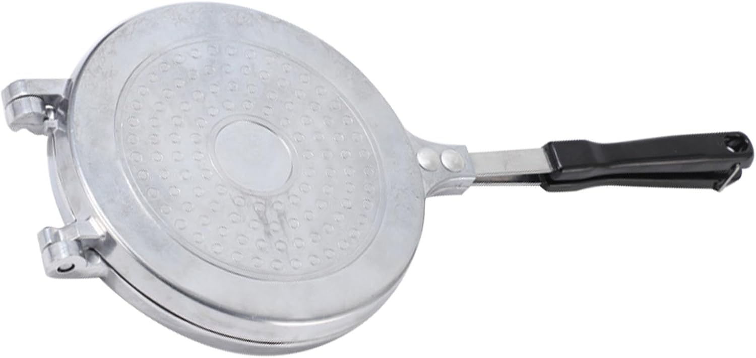 Sandwich Pan, Nonstick Double Sided Frying Pan for Omelets, Pancakes with Fast Heating, Easy Clean Aluminum Alloy, Cool Handle, Quick Breakfast Maker for Home Kitchen (Style 1)