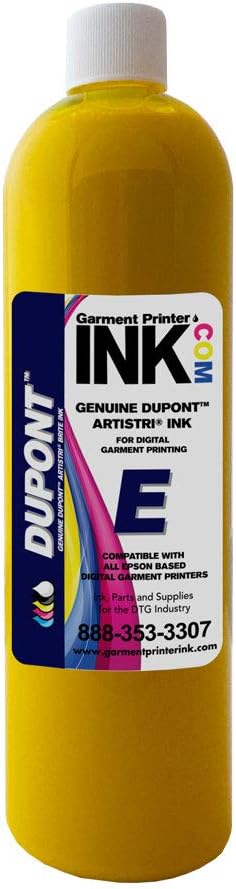 DTG Dupont Artistri Direct to Garment Ink, Yellow, 8oz