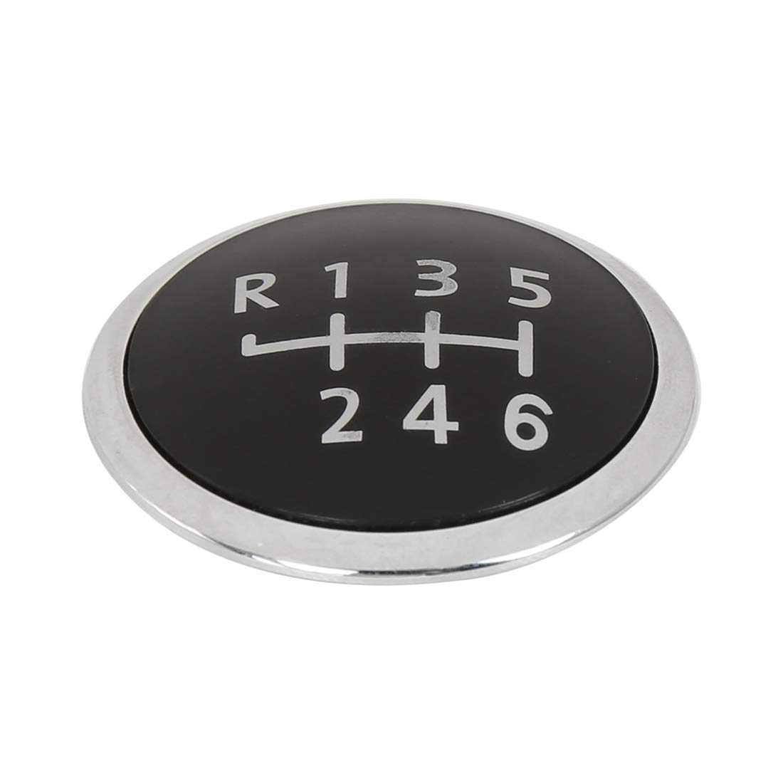 X AUTOHAUX6 Speed Car Gear Shift Knob Head Badge Emblem Cap for VW Transporter