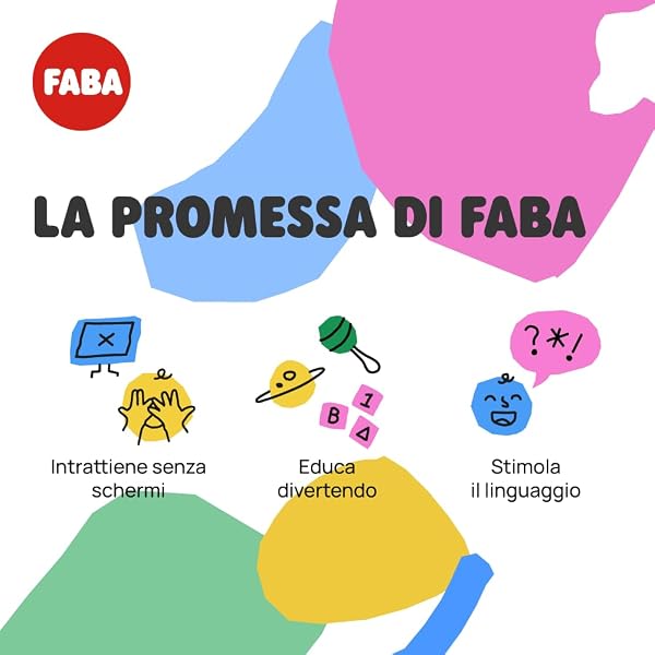 FABA+ Raccontastorie interattivo per bambini con contenuti audio da 0 a 10 anni, Cassa audio con Personaggio Sonoro Faba•Me, Luce notturna, Routine nanna, Gioco educativo musicale, Versione Italiana - 4