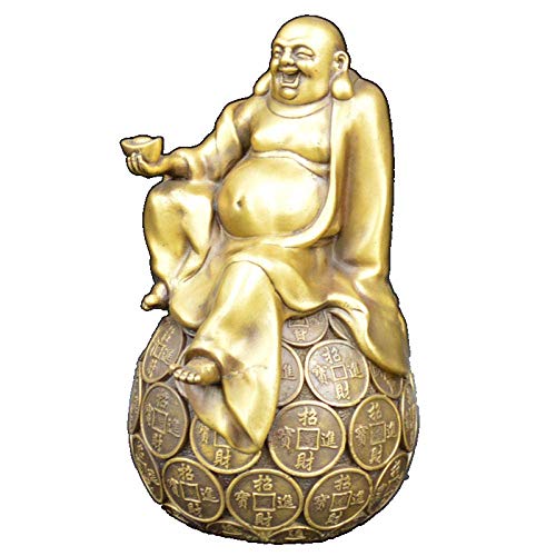 Statue en cuivre pur Maitreya H3TF5J : rompez la monotonie avec une sculpture animale design
