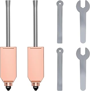 2PCS 0,4-mm-Schnellwechsel-Düsen-Set für Flashforge AD5X 3D-Drucker, vollständig aus Metall gefertigtes Hot-End mit integriertem Halsrohr, Ersatz-Düsen-Set aus gehärtetem Stahl für AD5X