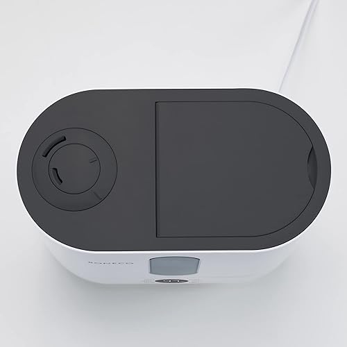 Miniatura 4 de Boneco Humidificador de aire ultrasónico digital para sala de llenado superior con función de niebla cálida o fría, y pantalla LED multifuncional,