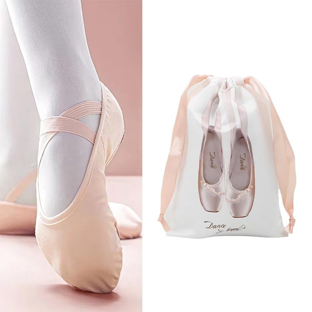 Sacchetti Per Scarpe Da Ballo BESPORTBLE - Set Di 3 Con Coulisse, Per Ballerine, Leggeri E Pratici