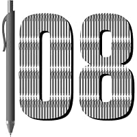 108-Pack Retractable Black Gel Pens (0.7mm)