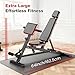 ALSO GO Weight Bench for Full All-in-One Body Workout - Adjustable Roman Chair, Foldable Bench Press Bench of Home Gym Strength Training Incline Decline Bench Flat Utility Workout Bench