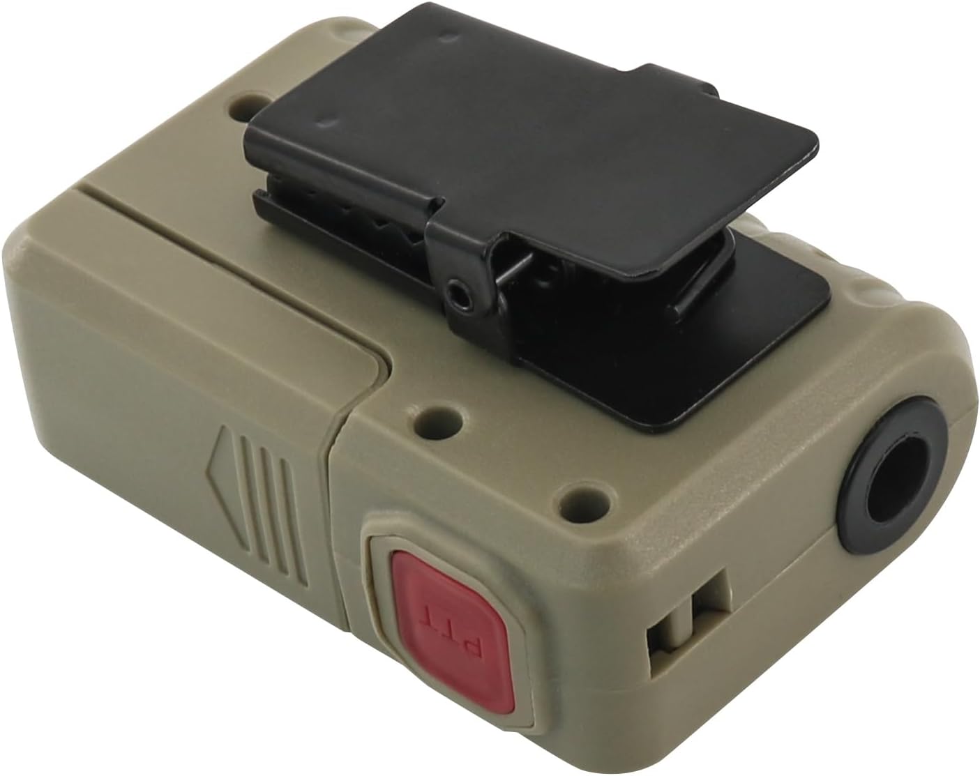 Tactical Headset Extension Line U174 Plug PTT with Bluetooth，Compatible with Mobile Phone，for COMTAC, AMP,Sordin etc. Series headsets. (Tan)