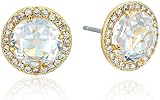 kate spade new york Bright Ideas Pave Halo Gold Stud Earrings