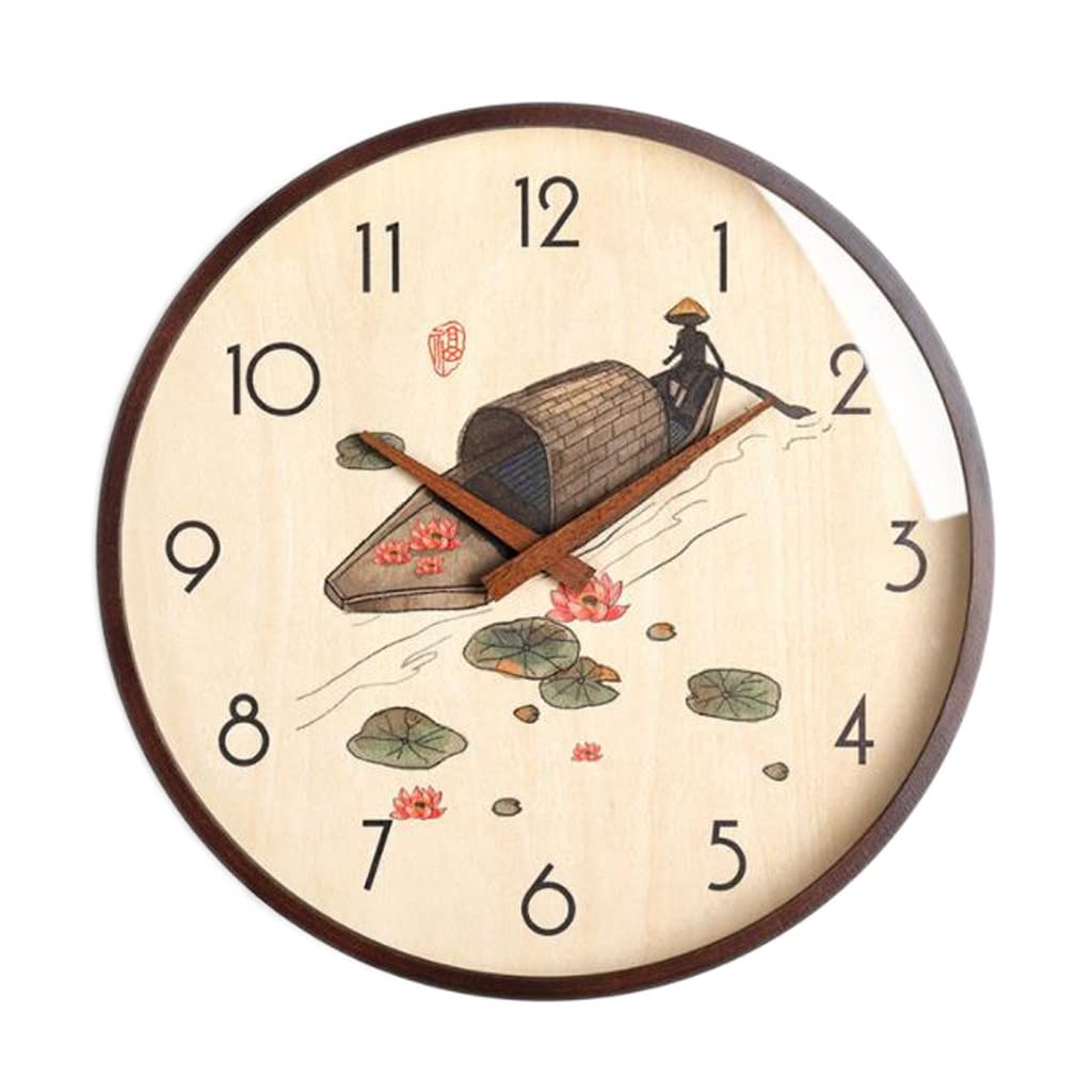 Horloge murale électronique muette de 16 pouces dotée d'un mécanisme de précision