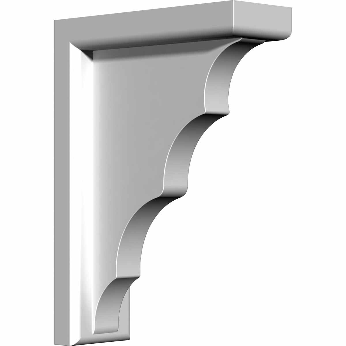 Support traditionnel Ekena en bois massif sculpté pour des finitions architecturales premium