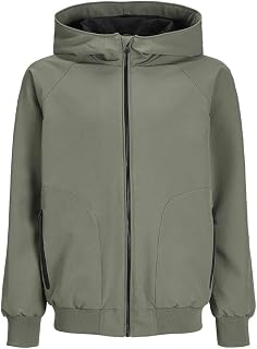 JACK & JONES - Sudadera para niño, color verde