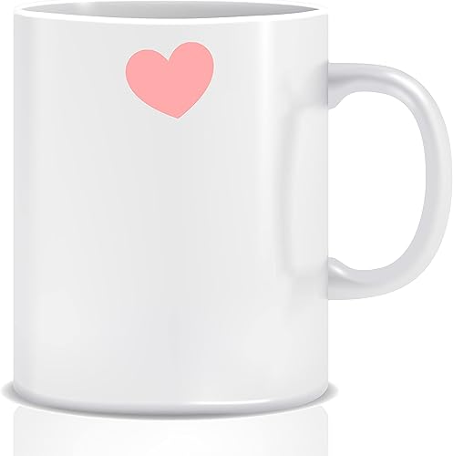 Miniatura 2 de Taza de café Hello Gorgeous – Taza de cerámica divertida de 11 oz para mujer | Diseño de pestañas de doble cara – Taza de té divertida