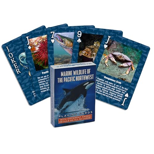 Baraja de Naipes Marine Wildlife Pacific Northwest