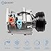 ECCPP AC Compressor 2001 for Honda Civic for Acura EL 1.7L 1997-2001 for Honda Prelude 2.2L Fast Cooling Air Conditioning Compressor
