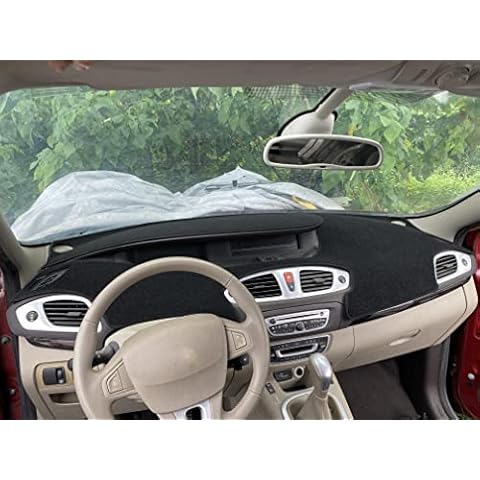Vagorut For Renault Scenic 2011-2013 Accessories Anti Slip LHD Dashboard Carpet Dashboard Cover Dash Cover Sun Cover Pad Dash Mat Cover 1PCS Cover