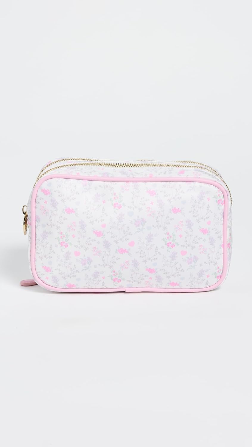 Stoney Clover Lane Women's Double Zip Pouch, Bridal Floral, One Size - Image 2