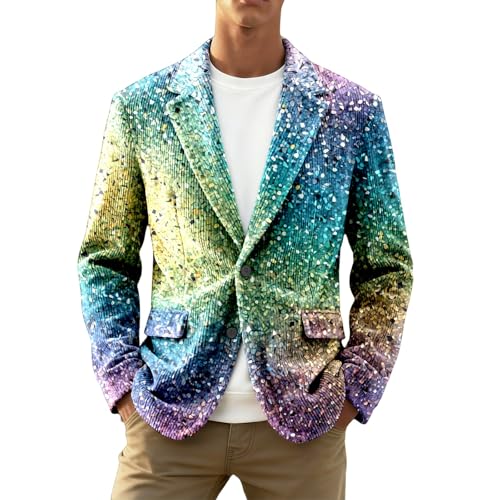 Veste en velours côtelé homme pour costume de fête et tenue de soirée habillée automne