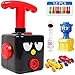 Produktbild N / A Verbesserte Trägheit Power Ballon Auto mit Launch Tower, Spaß aufblasbare Pumpe Ballon Inflator Science Experiment Fahrzeug Power Ball Auto Spielzeug für Kinder Geschenk (A)