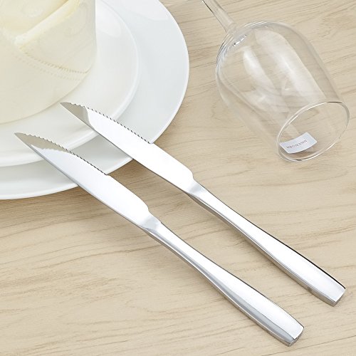 Hommp 8-Piece Stainless Steel Steak Knives For Chefs Commercial Kitchen #TOP2