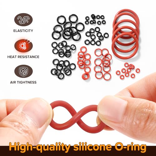 Miniatura 3 de Lyeteung 92 Piezas Kit De Juntas Tóricas Cafeteras, O-Rings Grupo Café, Con Llave De Cabeza Ovalada, Cepillo De Limpieza, Ganzúa Y Gancho, Compatible Con Philips Saeco Spidem Gagg