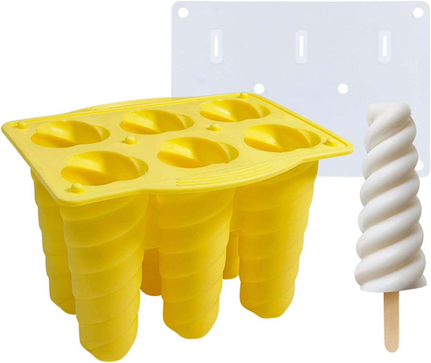 Silicone Ice Cream Mold with Lid Ice for Pop Mold Cream Popsicles Making Kitchen Silicone Pop for Babies