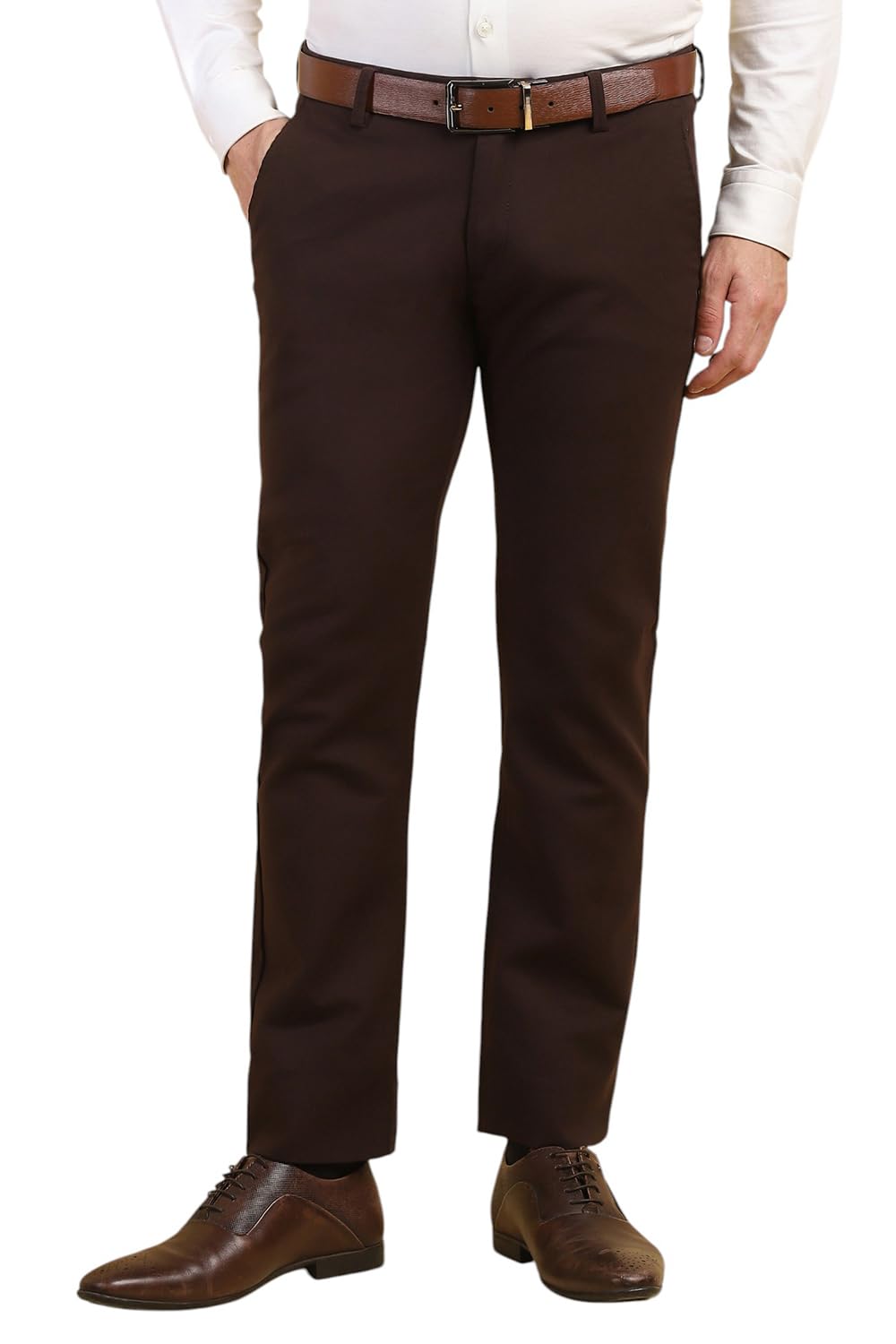 allen solly Men's Slim Work Utility Pants-picture-36