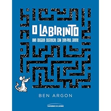 Capa do livro O labirinto: Uma odisseia existencial com Jean-Paul Sartre