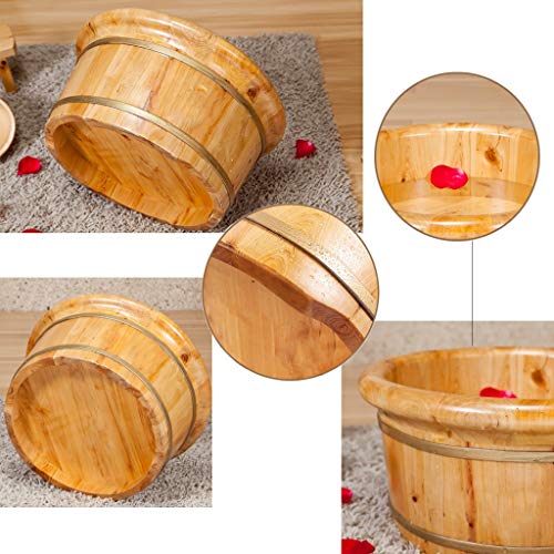 Spa de pies de madera de cedro natural para pedicure miniatura 4