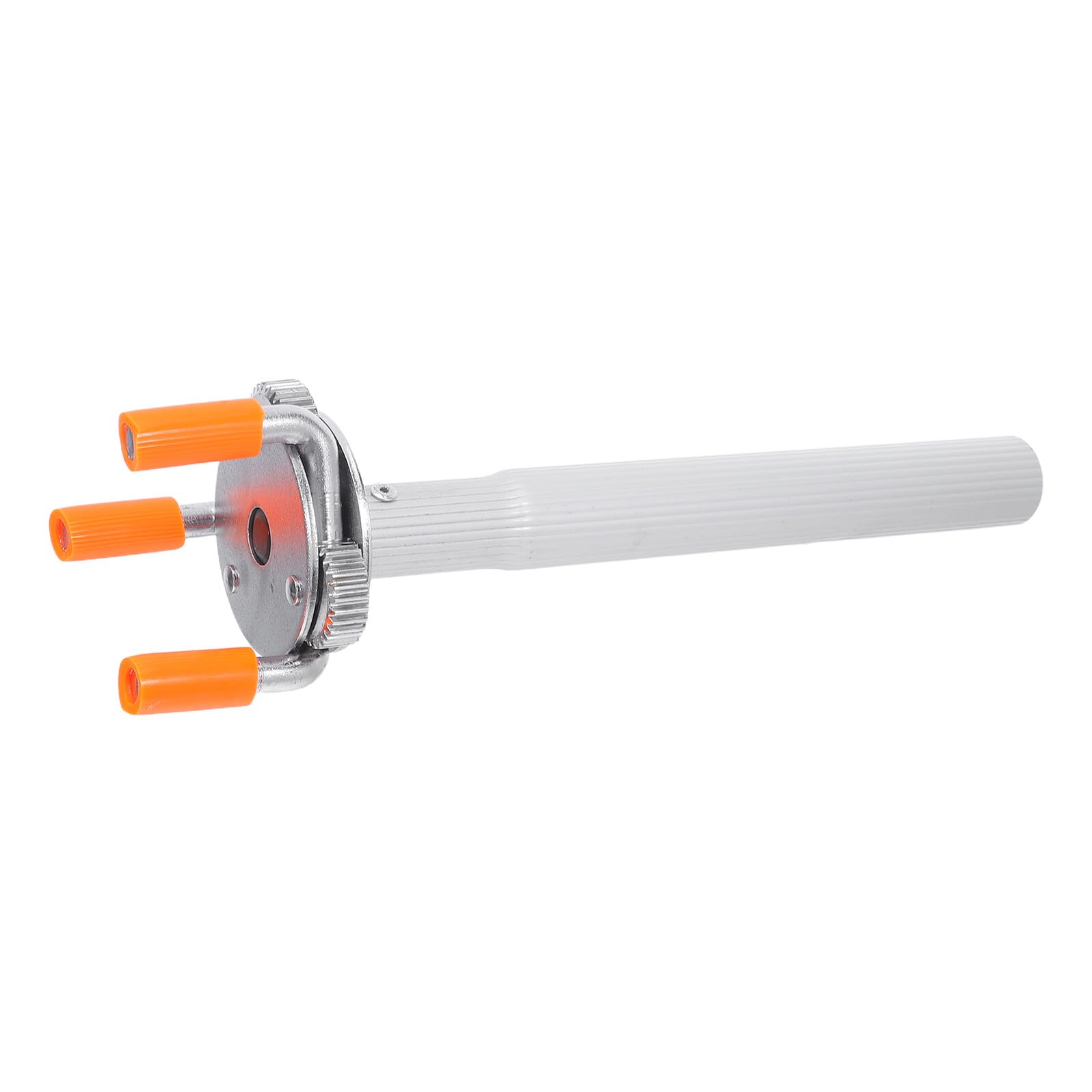 Dispositivo de Extracción de Detectores de Humo para Techos Altos, Herramienta Desmontaje con Cabezal de Garra y Varilla Corta de Aleación de Aluminio, 2 Piezas para Mantenimiento