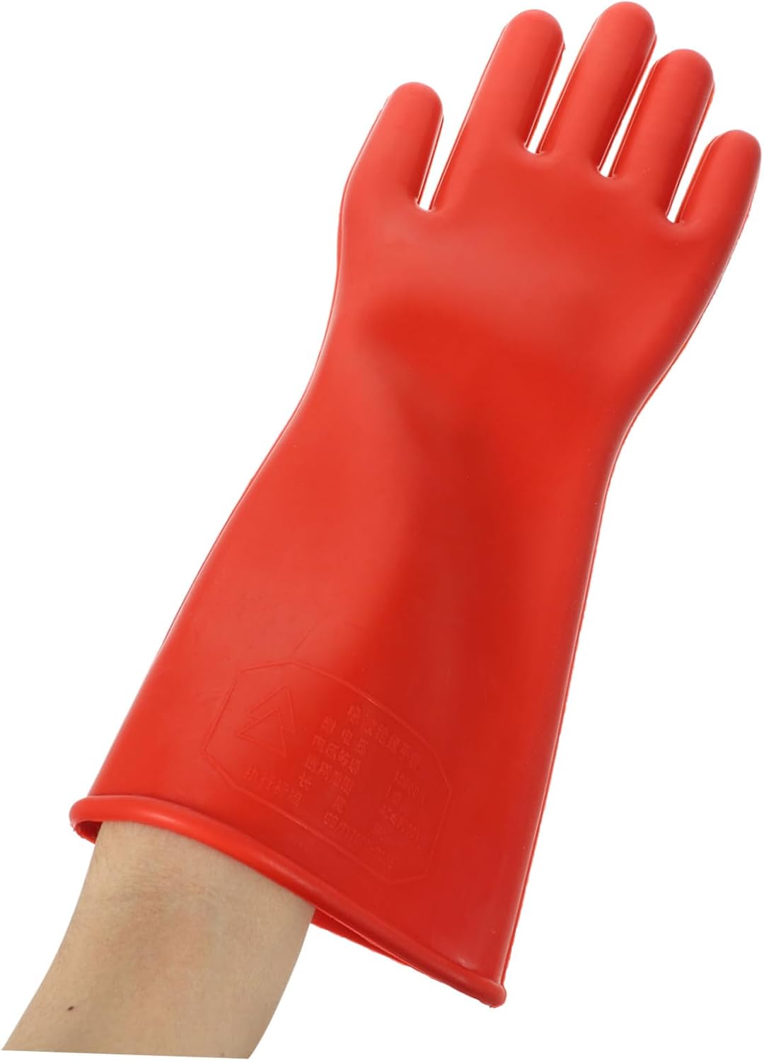 1pair High Voltage Insulating Gloves for Electrical Work Rubber Electrical Contractor Gloves for Lineman and Industrial Applications Lightweight and Portable Design