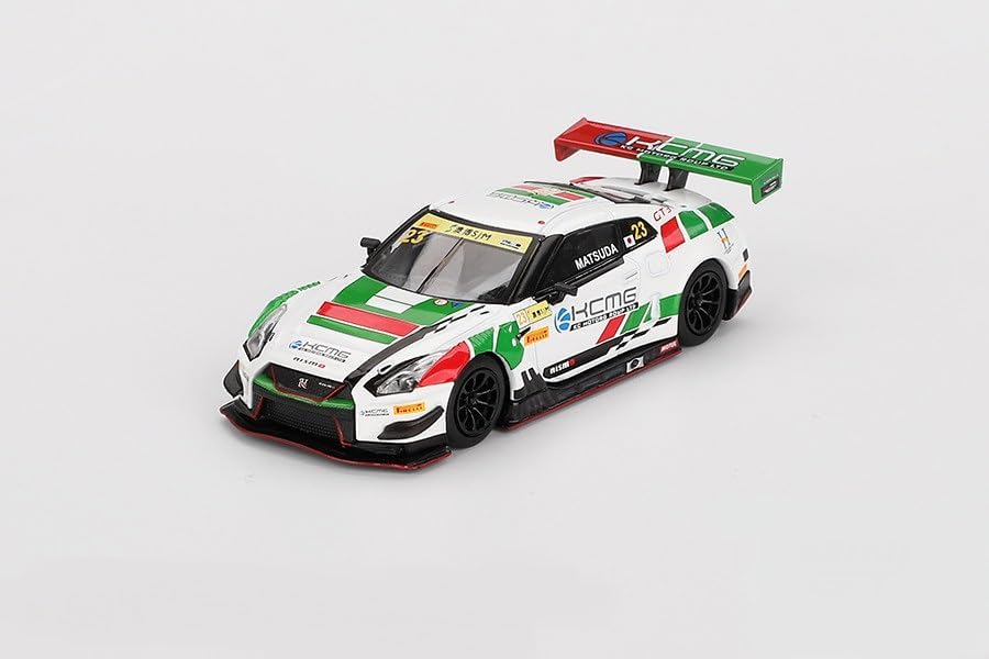 1/64 Mini GT 2018 GT-R R 35 GT-3#23 KCMG 2018 FIA GT World Cup Macau Limited Edition Diecast Car Model - MGT00593