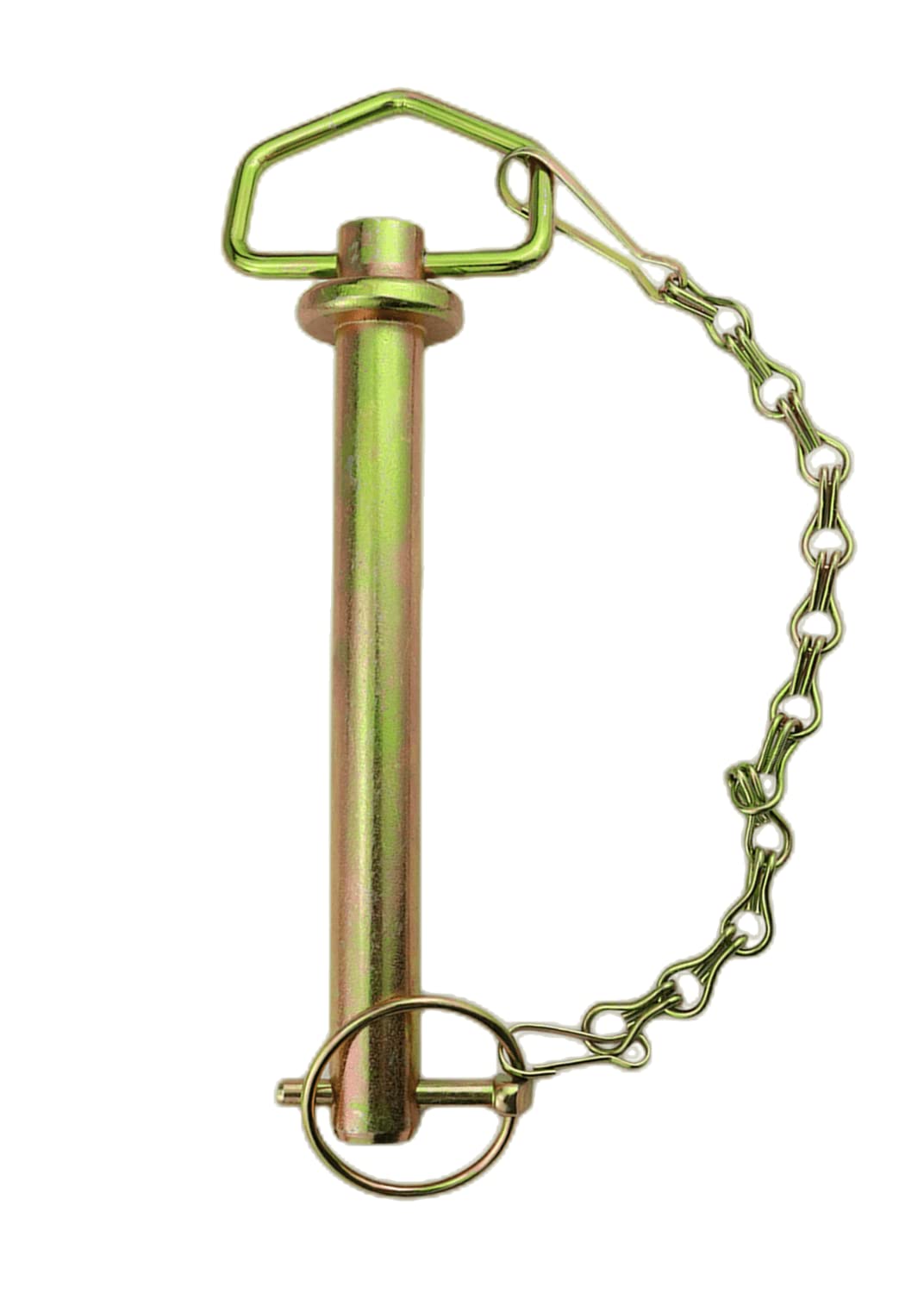 Amazon.co.jp 1セット 高耐久 スチールヒッチピン チェーンとリンチピン付き ヒッチと車軸の安全取り付け (直径1インチ x 長