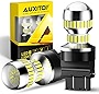 AUXITO 3157 LED Bulb for Reverse Lights, Super Bright 3156 3056 3057 4157 3047 4057 3457 LED Light Bulbs for Backup Reverse Signal Blinker Tail Parking DRL Brake Lights, 6000K White