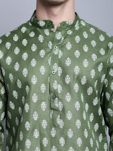 Image of Jompers Men's Cotton Regular Fit Casual Kurta