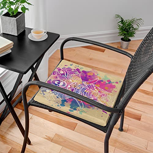 Pardick Watercolor Elephant Memory Foam Seat Cushion #TOP28