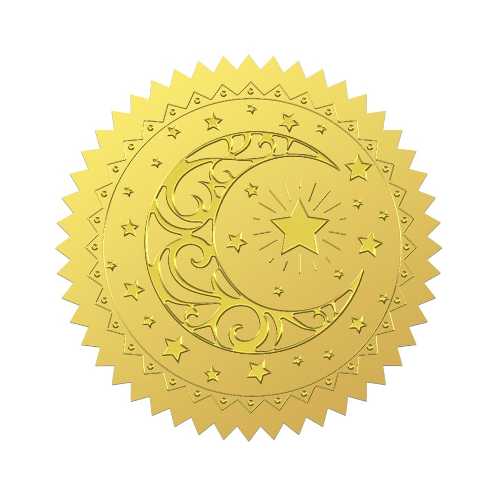 Autocollants ronds en feuille d'or pour sublimer vos faire-part de mariage et paquets cadeaux