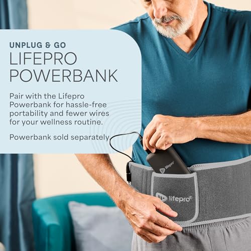 Lifepro Red Light Therapy Belt – Infrared Red Light Therapy for Body, Back and Shoulder - 660nm & 850nm Near Infrared Heating Pad – Adjustable & Portable for Wellness & Relaxation by LifePro - Image 8