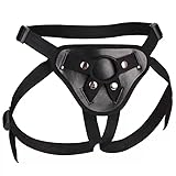 TSSGD Adjustable Belt Female female Strapless Panties Underwear for Men Women Couples role play Triangular underwear Black(Large-1)