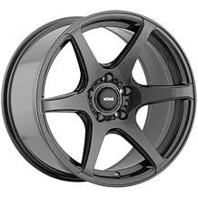 KONIG TANDEM Custom Wheel - 16" x 7.5", 45 Offset, 5x112 Bolt Pattern, 66.6mm Hub - Dark Graphite