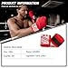 LEKÄRO Elastic Cotton Boxing Hand Wraps for Muay Thai MMA Training for Men & Women (Red, 180