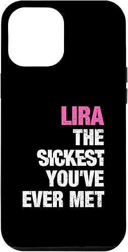 Miniatura 10 de Funda con nombre personalizada para iPhone 14 Pro Lira The Sickest You Ever Met