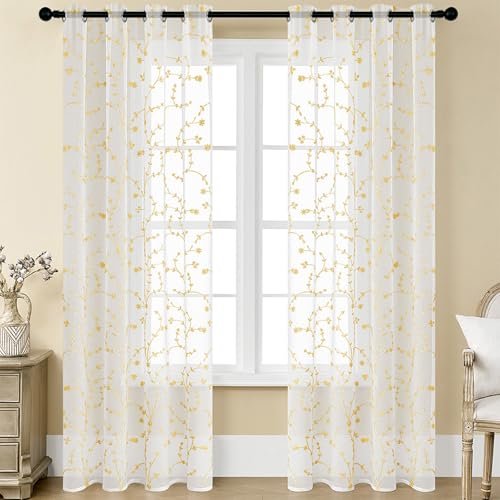 Rideau en voile transparent grande taille voilage moderne lumière douce - 5