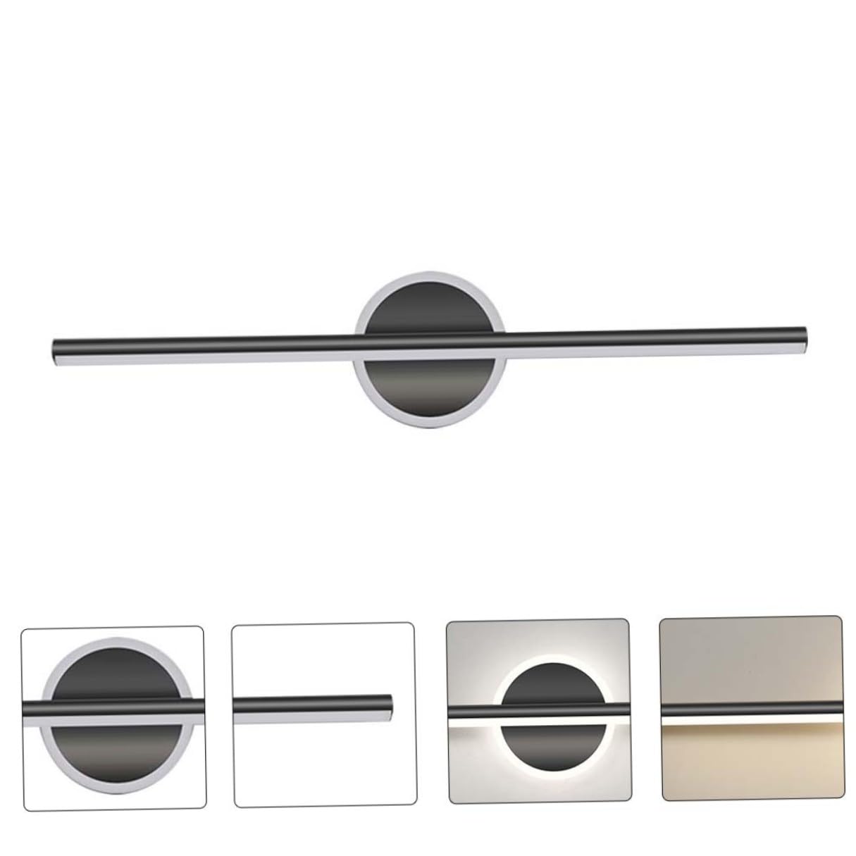 TEHAUX Lampada LED Specchio Bagno Luce da Muro in Alluminio e Ferro per Bagno Luci a Specchio Installazione Orizzontale o Verticale