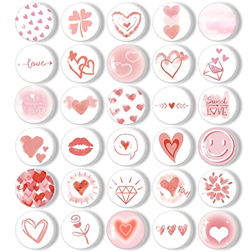 MORCART Original Aimants Roses Amour Magnet Frigo Aimant Réfrigérateur Mignonne Convient à la Décoration des Tableaux Blancs et Autres Surfaces...
