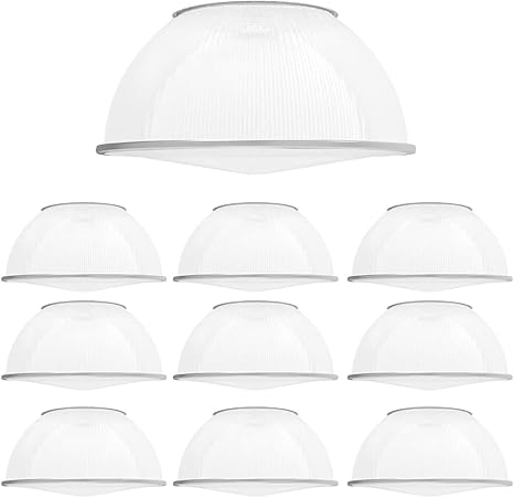 HYPERLITE 60 Degree PC Reflector with Cover ONLY for Hero Series LED High Bay Light 10-Pack (Milky Reflector with Cover)