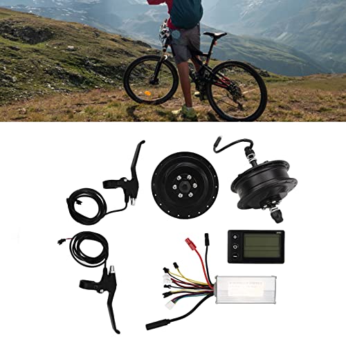 Alomejor Kit de conversão de bicicleta elétrica 36V 500W Kit de conversão de tração traseira para bi