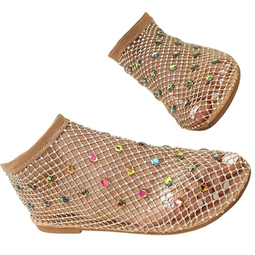 [DRIMEE] �X�g�[���t�����b�V���t���b�g�V���[�Y ���f�B�[�X���K - �L���L���X���b�|����q�[�� �ʋC���ăr�[�`�T���_���[�S���� ����~��,Gold 2,US6/EU37