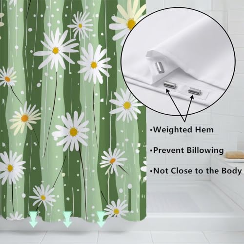 Rideau de douche lavable en machine pour éliminer l'humidité - 6