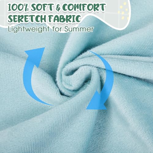 Image of Hahafelt 3 Pcs U-Shaped Pregnancy Pillow Cover, cooling Soft Breathable Fit for 55 inchx31 inch Body Pillow, U Shaped Body Cover Provides Sleep and Pregnancy Support(Forest,Crystal Velvet)